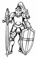 Knight vinyl Decal / Sticker