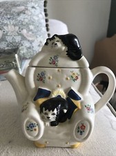 wade whimsical teapot feline