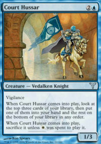 Court hussar dissension - court,