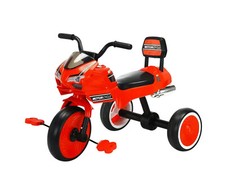 Moto Kids Trike Back rest Seat Tricycle for 2-5 Years Old, Green Red Blue