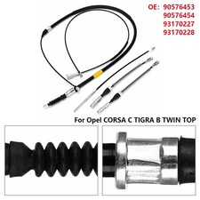 For OPEL CORSA C TIGRA B Car Handbrake Cable Kit Parking Brake Cables Replace UK