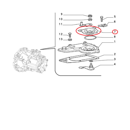 Differential gearbox cover - differential,