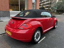 Red Volkswagen beetle