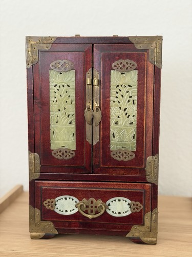 Vintage chinese jewelry box - vintage,
