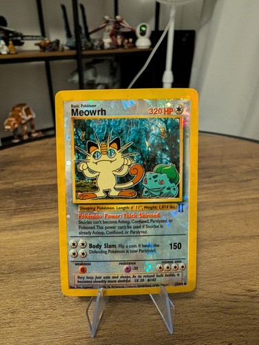 Pokémon meowth holo - pokémon,