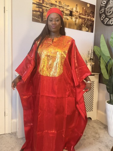Mikado long african dress - mikado,