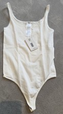 Wolford Bodysuit white cotton  in XS New w Tags