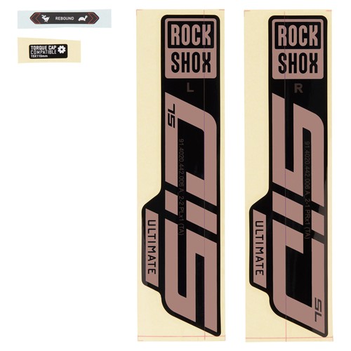 Sram rockshox fork decal - fork, kit