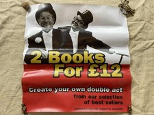 Vintage 1970s Eric Morecambe & Ernie Wise Unreleased Book Promotional Poster.