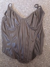 PLT Faux Leather Corset Size 6
