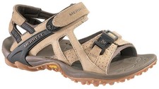 Merrell Kahuna III Women's Sport Sandals Brown Suede Leather Hiking Shoe - UK5