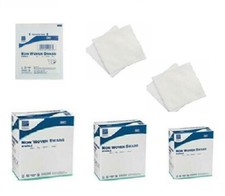 Premier Sterile Swabs - 4PLY Absorbent Pads - 10cm, 7.5cm, 5cm - Cuts & Wounds 