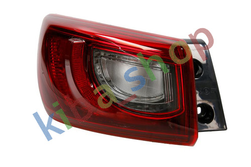 Left rear lamp - rear, external