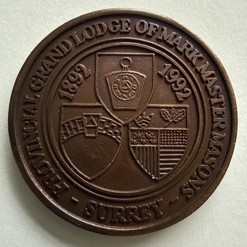 England masonic token - token,