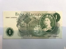 Bank of England 1 pound note