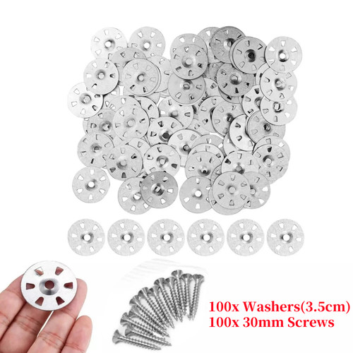 100pcs 35mm easy fix washers - 100pcs,