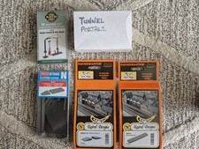 Model Railway N Gauge Platform and Tunnel 5 items
