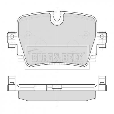 Borg beck bbp2502 brake - beck,