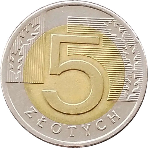 Coin poland zlotych - coin,, 5