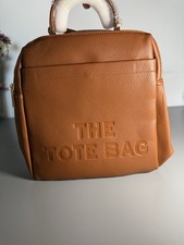 Brown Tote Backpack