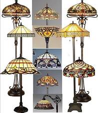 TIFFANY STYLE STAINED GLASS HANDCRAFTED FLOOR LAMPS- PERFECT CHRISTMAS GIFT
