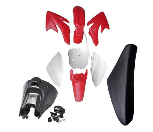 Red plastics fairing - kit, +