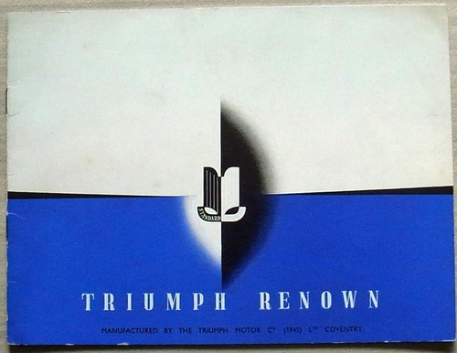 Triumph renown litre car - triumph,