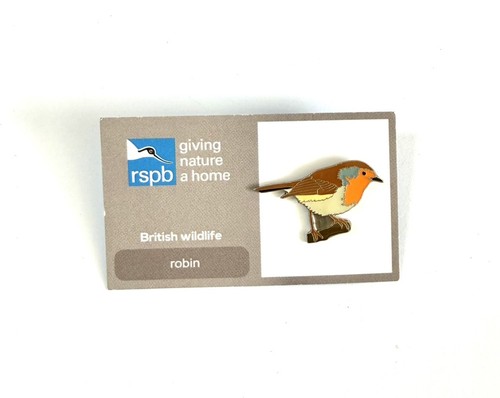 Rspb robin enamel pin - pin, badge