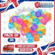 36PC PACK REUSABLE ICE CUBES