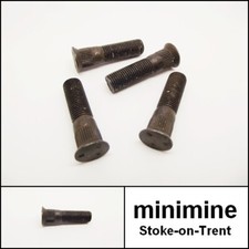 Classic Mini 35mm Wheel Stud SET of 4 Standard Length austin cooper morris rover