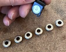 SET Original 70s 80s Schaller Germany 10mm Machine Head Tuner Bushings Ferrules