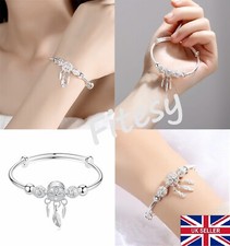 Silver dream catcher - silver,