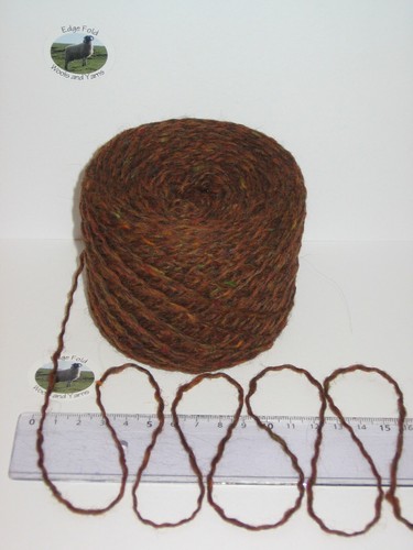 100g ball rich brown tweed - rich,