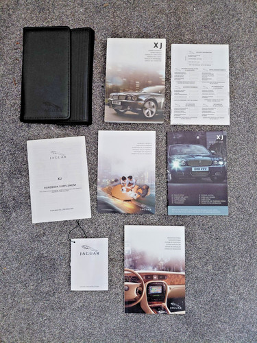 Jaguar x358 owners handbook - xj,