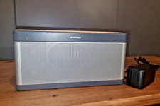 Bose SoundLink III Portable Bluetooth Speaker Black Silver Genuine Charger