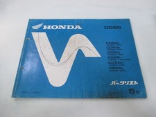 Honda Benly CD50 Parts List