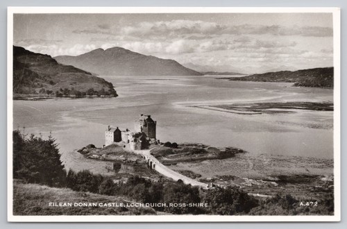 Rppc eilean donan castle - rppc,