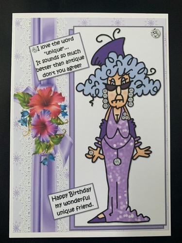 Funny humour birthday card - funny,