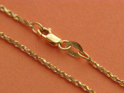 Solid 10k gold chain - chain, necklace