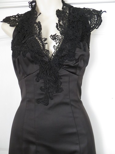 Karen millen black satin - millen,
