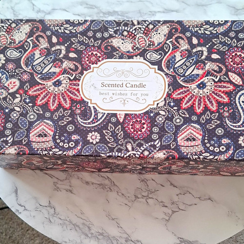 Scented candle gift box set - candle,