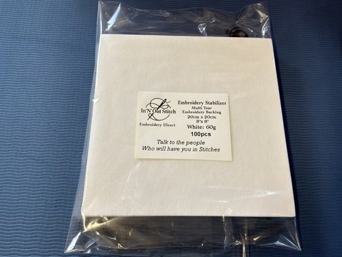 embroidery backing