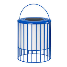 IKEA SOLVINDEN Solar-Powered Table Lamp Blue 15 cm – Indoor/Outdoor Use