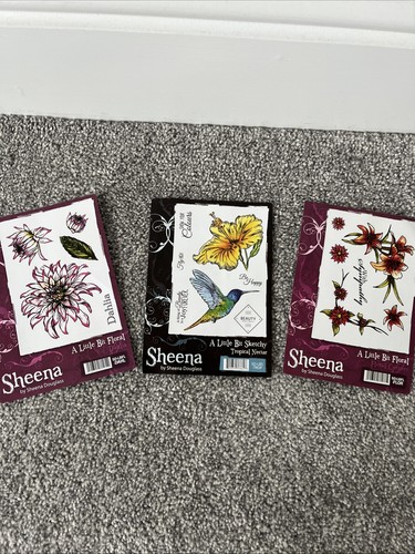 Packs 18 floral rubber - floral,