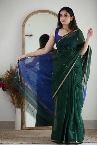 Saree elegant soft cotton - saree,