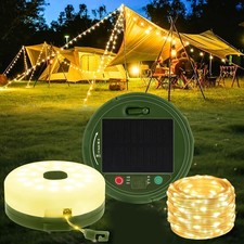 Camping string lights solar - string,