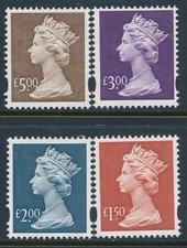 GB 1999~2000 Machin Stamps