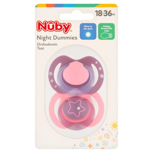 Nuby night dummies - night,