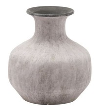 Bloomville squat stone vase - bloomville,