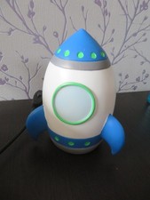 Rocket Space Ship Night Light Lamp Soft Glow. ( New. No Box )